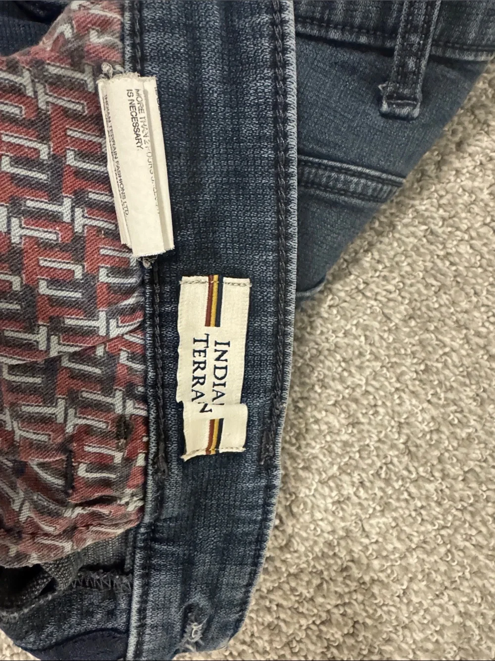 Indian Terrain Women's Dark Blue Skinny Jeans